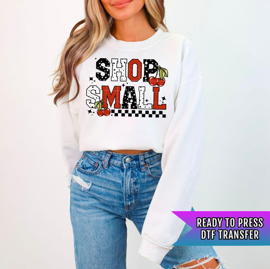 Shop Small Cherries DTF Transfers Ready For Press, Positive DTF Print, Heat Press Transfers, Support Small Business Dtf, Direct To Film