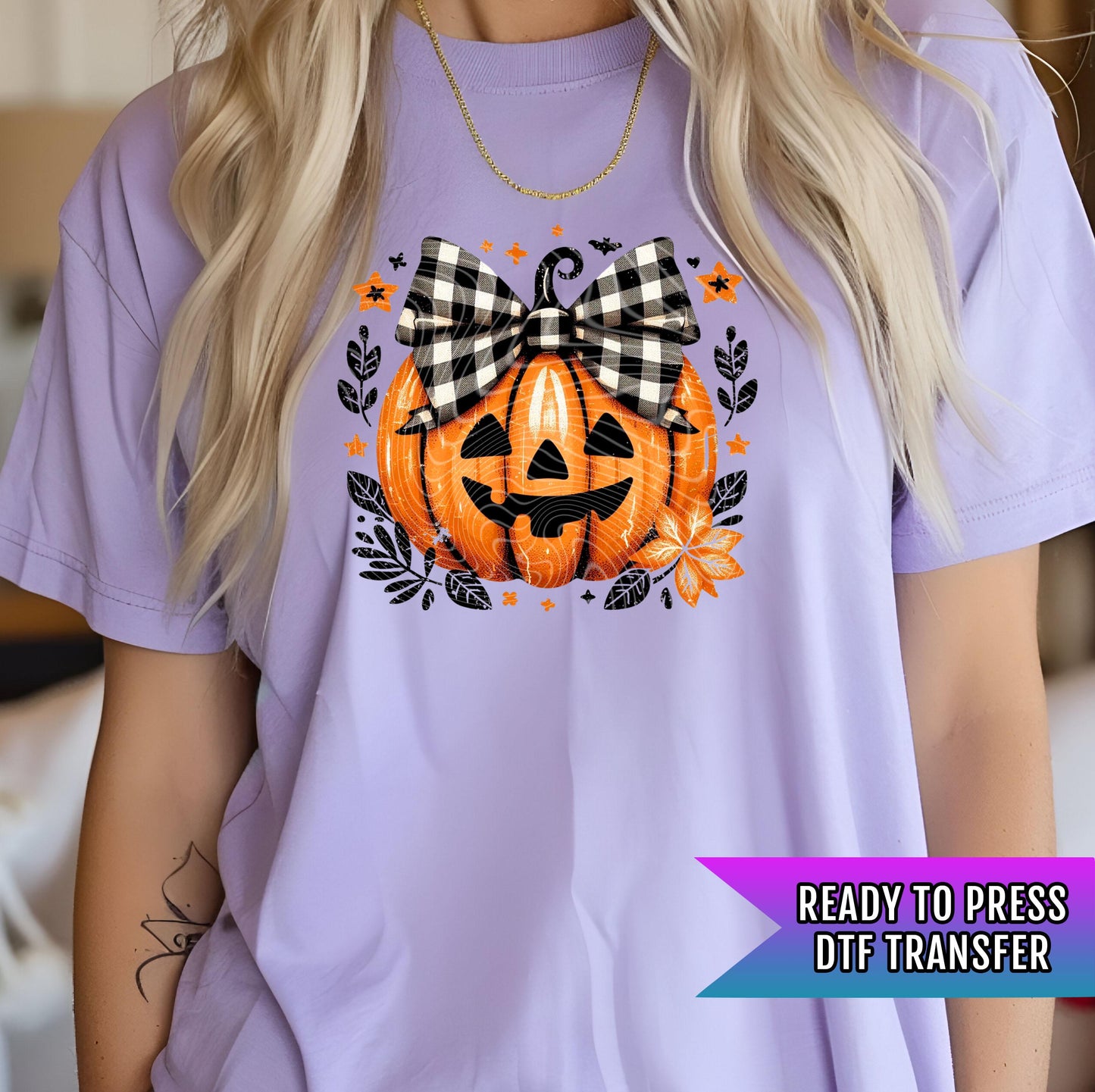 Pumpkin DTF Transfer Ready For Press, Fall DTF Transfer, Autumn DTF Transfer, Pumpkin Heat Press Transfer, Pumpkin Spice Season, Halloween