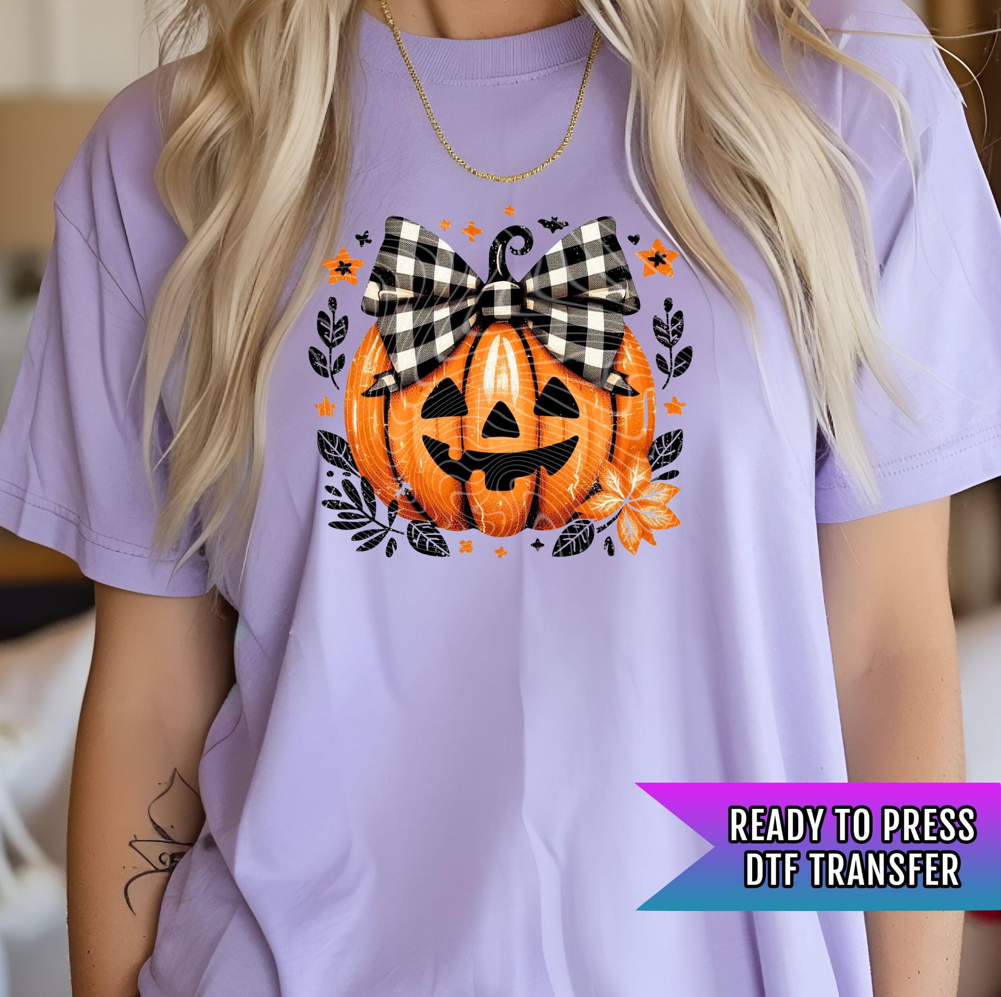 Pumpkin DTF Transfer Ready For Press, Fall DTF Transfer, Autumn DTF Transfer, Pumpkin Heat Press Transfer, Pumpkin Spice Season, Halloween