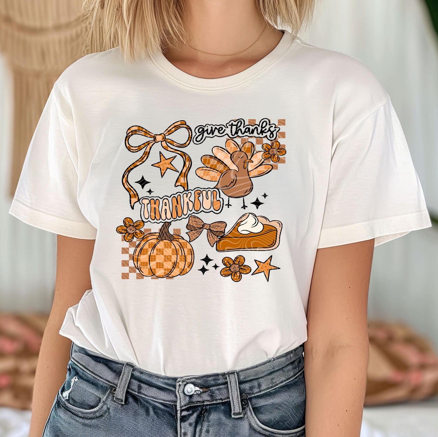 Thanksgiving DTF Transfer Ready For Press, Fall DTF Transfer, Thanksgiving DTF Transfer, Pumpkin Heat Press Transfer, Custom Dtf Transfers