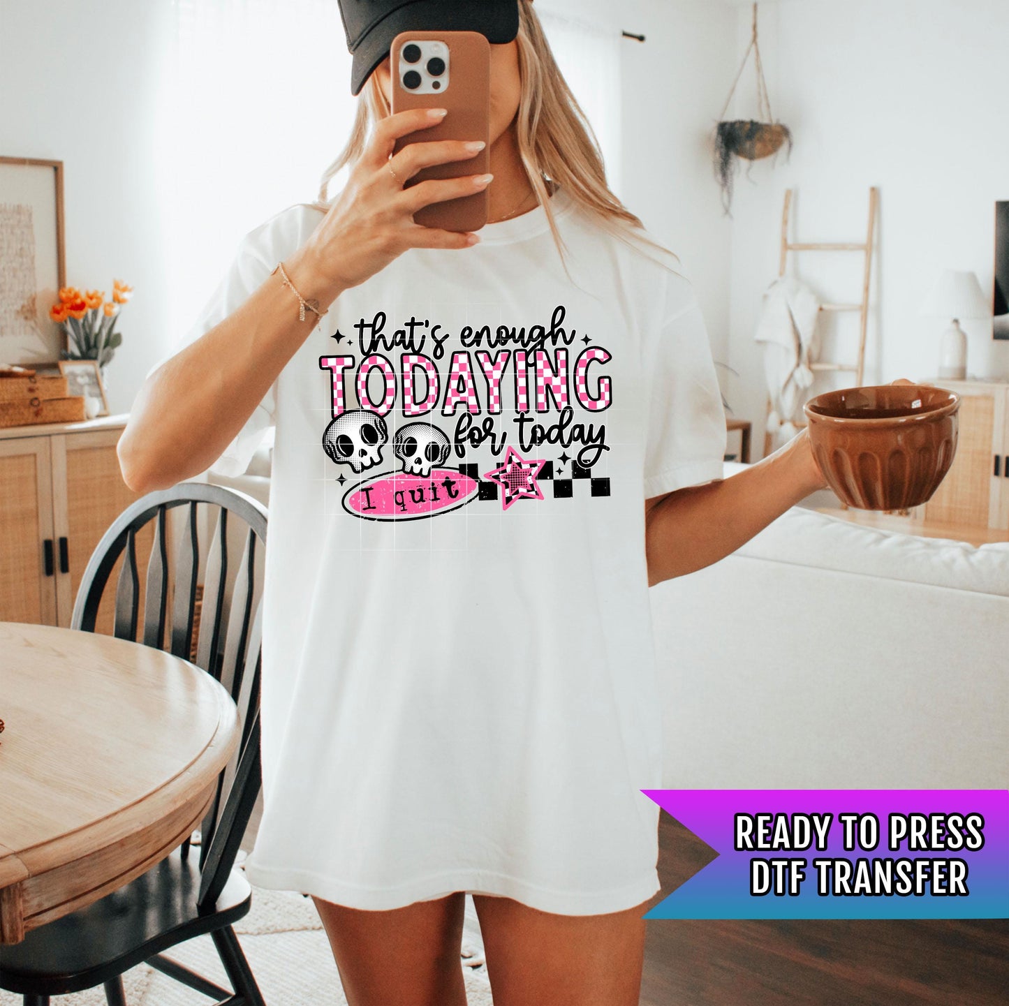 Toadying For Today DTF Transfer Ready For Press, Sarcastic Dtf Transfer, Funny Custom Transfer, Direct To Film, Heat Press Transfers DTF