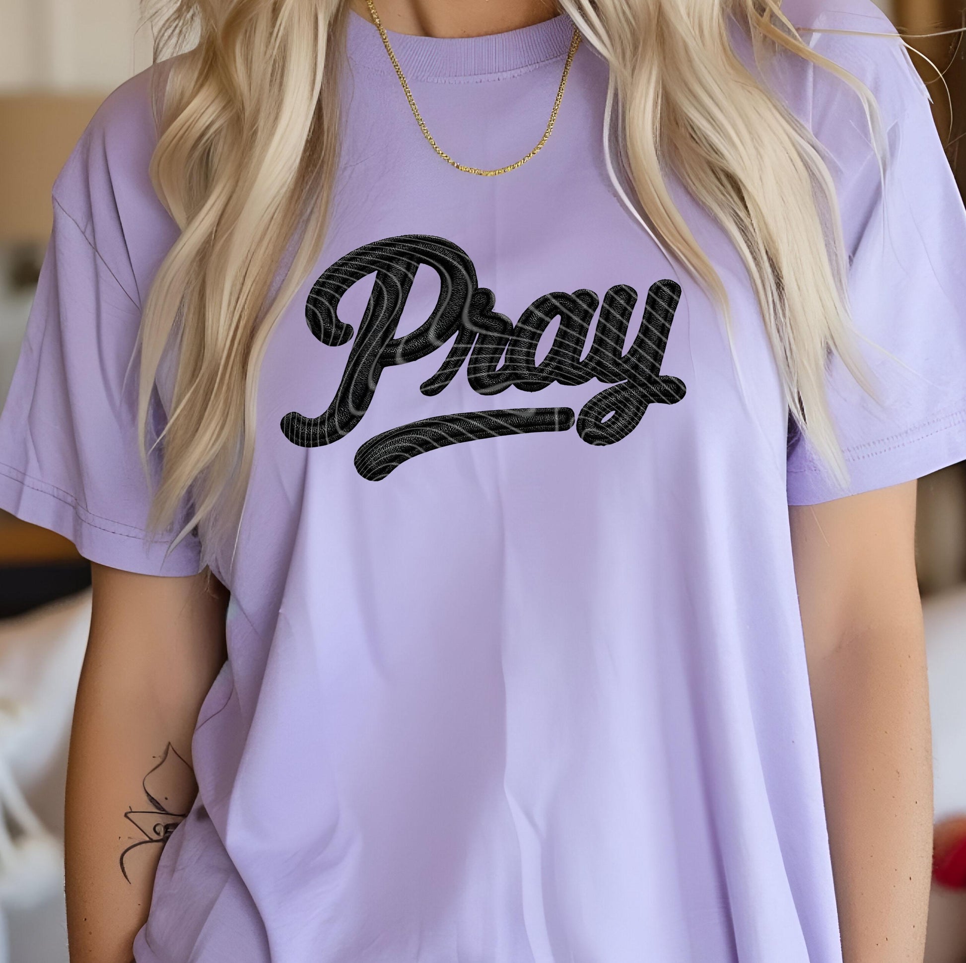 Pray DTF Transfer, Christian DTF Transfers Ready For Press, Christian DTF Print, Direct To Film, Custom Dtf Transfer, Religious Dtf Transfer