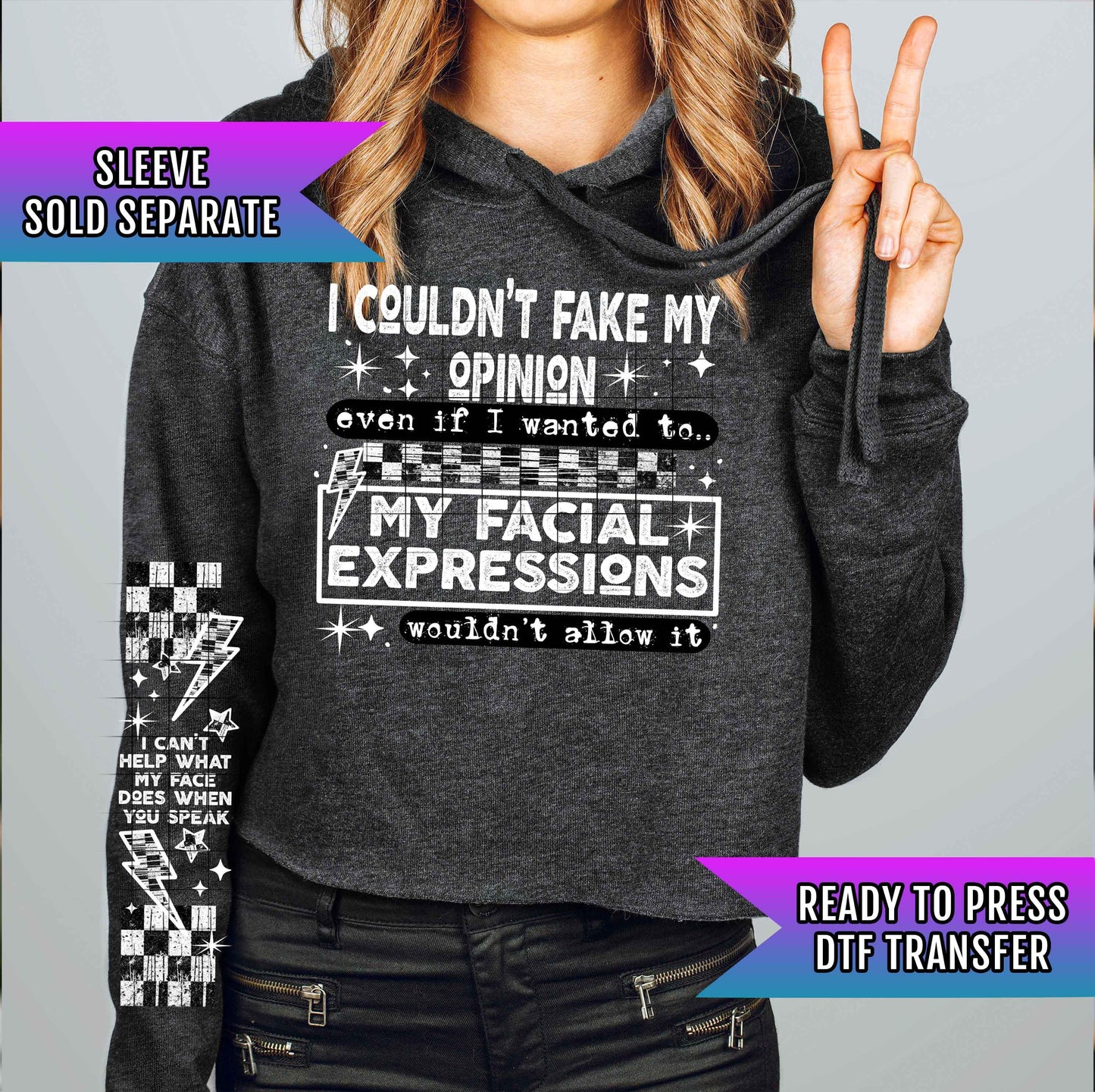 Facial Expressions DTF Transfer Ready For Press, DTF Print, Heat Press Transfer, Direct To Film, Sarcastic Dtf, Funny DTF Print, Custom Dtf