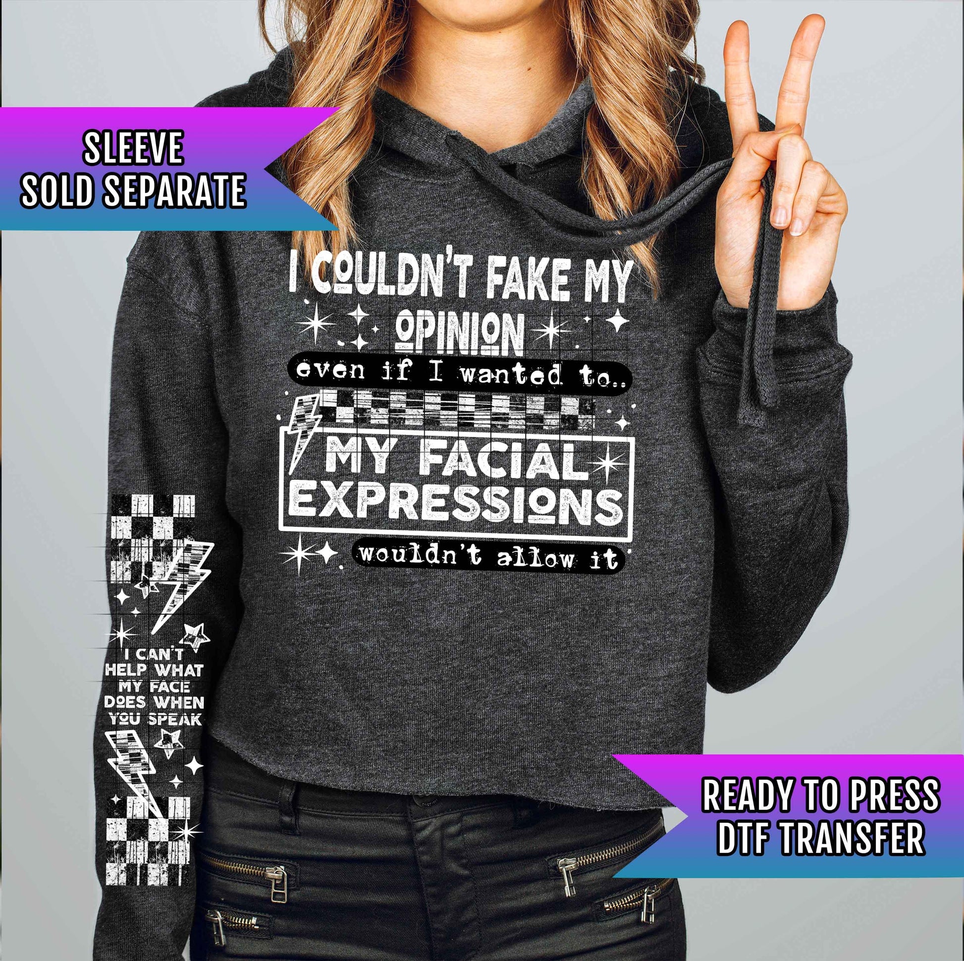 Facial Expressions DTF Transfer Ready For Press, DTF Print, Heat Press Transfer, Direct To Film, Sarcastic Dtf, Funny DTF Print, Custom Dtf
