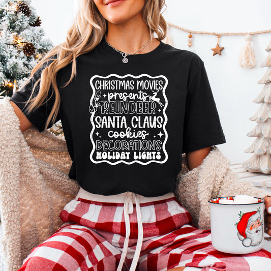 Christmas Movies DTF Transfer Ready For Press, Christmas DTF Print, Heat Press Transfer, Direct To Film, Custom DTF,Cozy Season Dtf Transfer