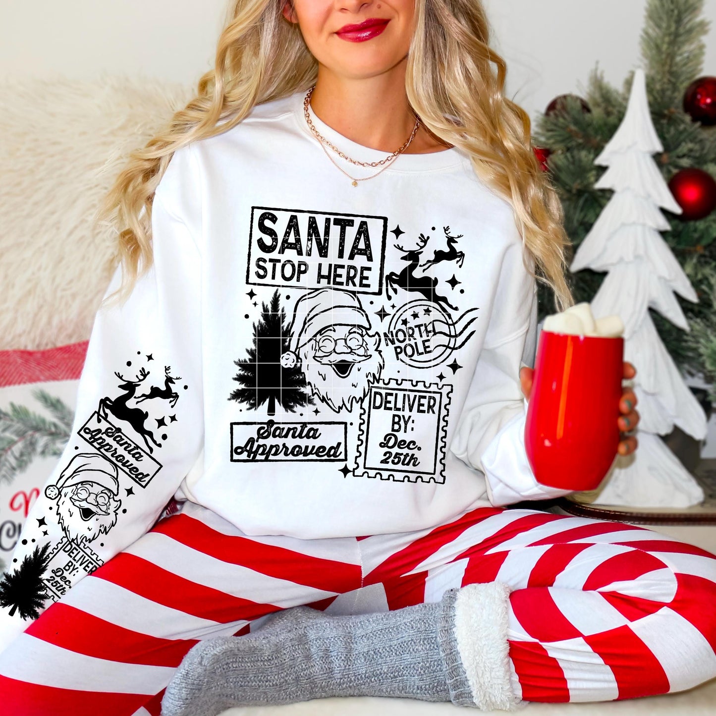 Christmas Delivery DTF Transfer Ready For Press, Christmas DTF Print, Heat Press Transfer, Winter Dtf, Direct To Film,Christmas DTF Transfer