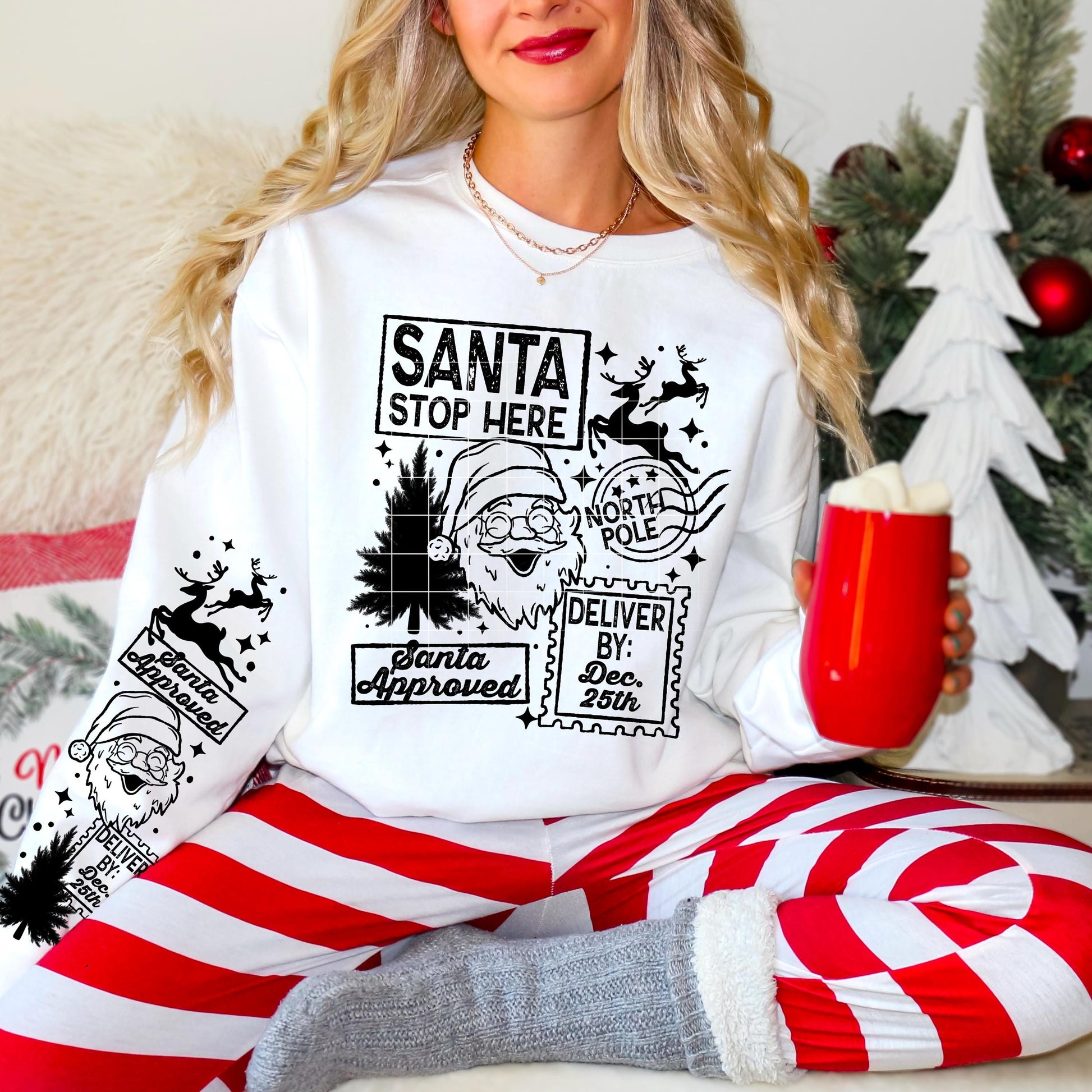 Christmas Delivery DTF Transfer Ready For Press, Christmas DTF Print, Heat Press Transfer, Winter Dtf, Direct To Film,Christmas DTF Transfer