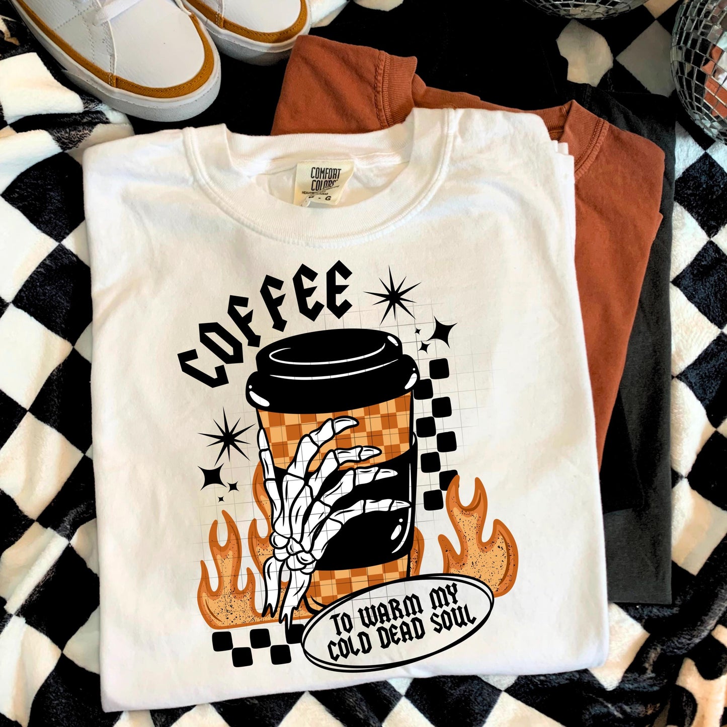 Coffee To Warm My Cold Soul DTF Transfer Ready For Press, Coffee DTF Prints, Heat Press Transfer, Direct To Film, Coffee Transfers, Hot Peel