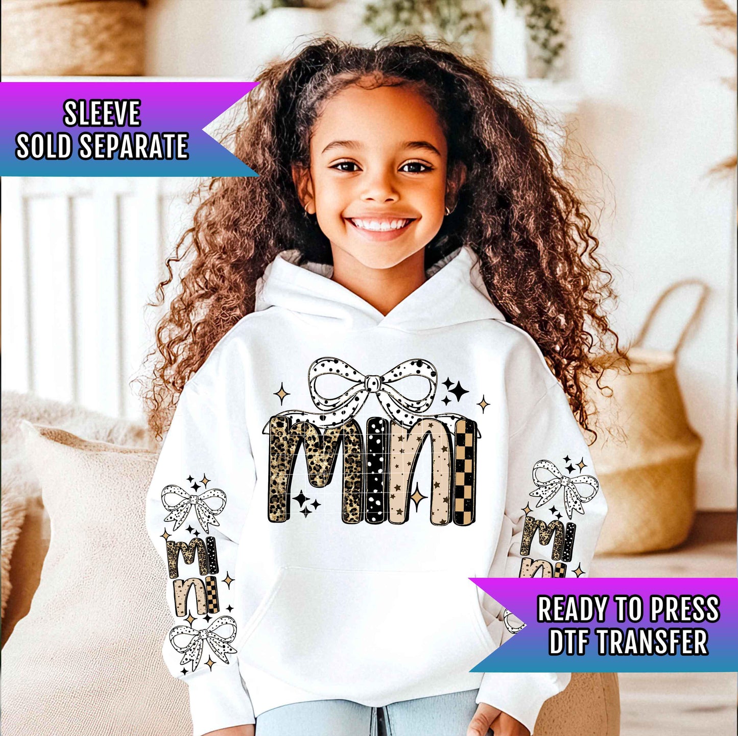 Mini Cheetah Checker Bow DTF Transfers Ready For Press, Mini DTf, Mama Dtf Prints, Heat Press Transfers, Direct To Film, Mama Dtf Transfers