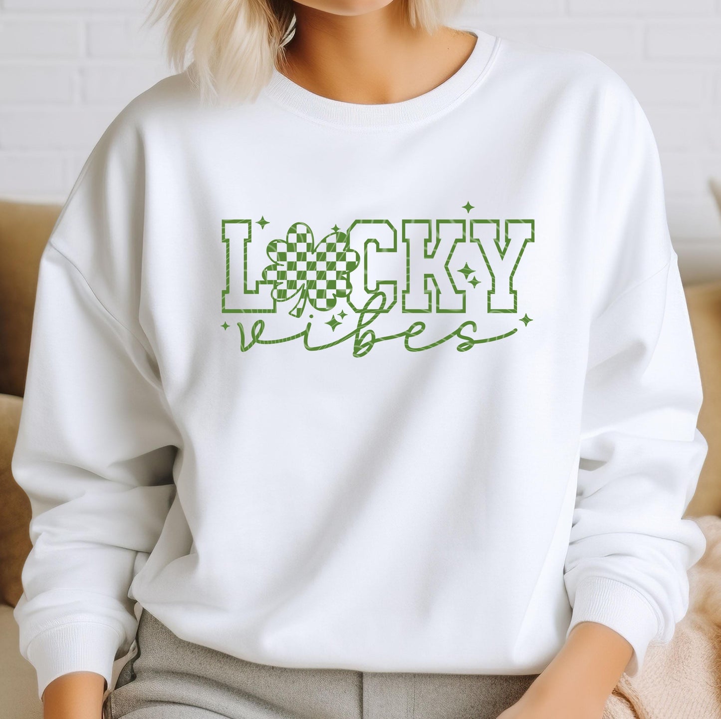Lucky Vibes DTF Transfer, St Patrick's Day DTF Transfer Ready For Press, Lucky Dtf Print, Lucky Transfer, Heat Press Transfer,Direct To Film