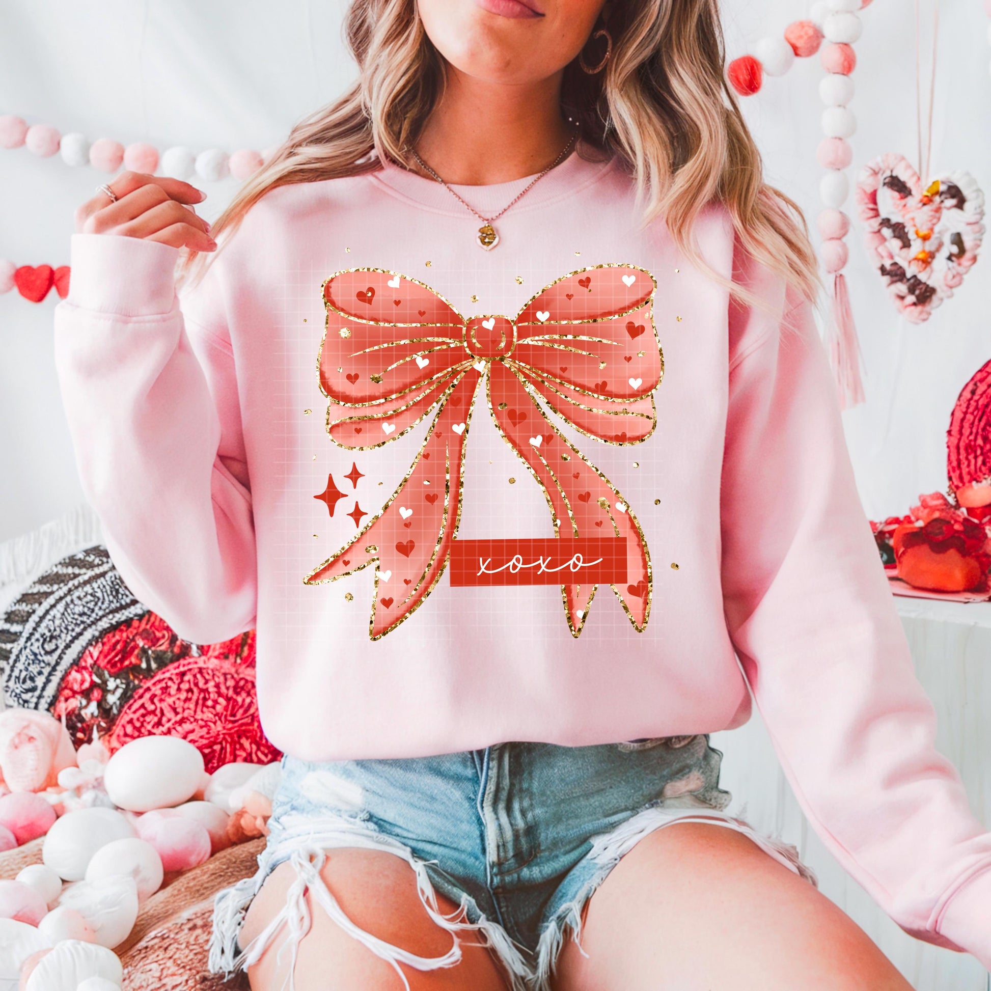 Valentines Day Gang Sheet, Valentines DTF Transfer, DTF Transfer Ready For Press, Valentines DTF Prints, Faux Yarn Dtf Transfers, Custom Dtf
