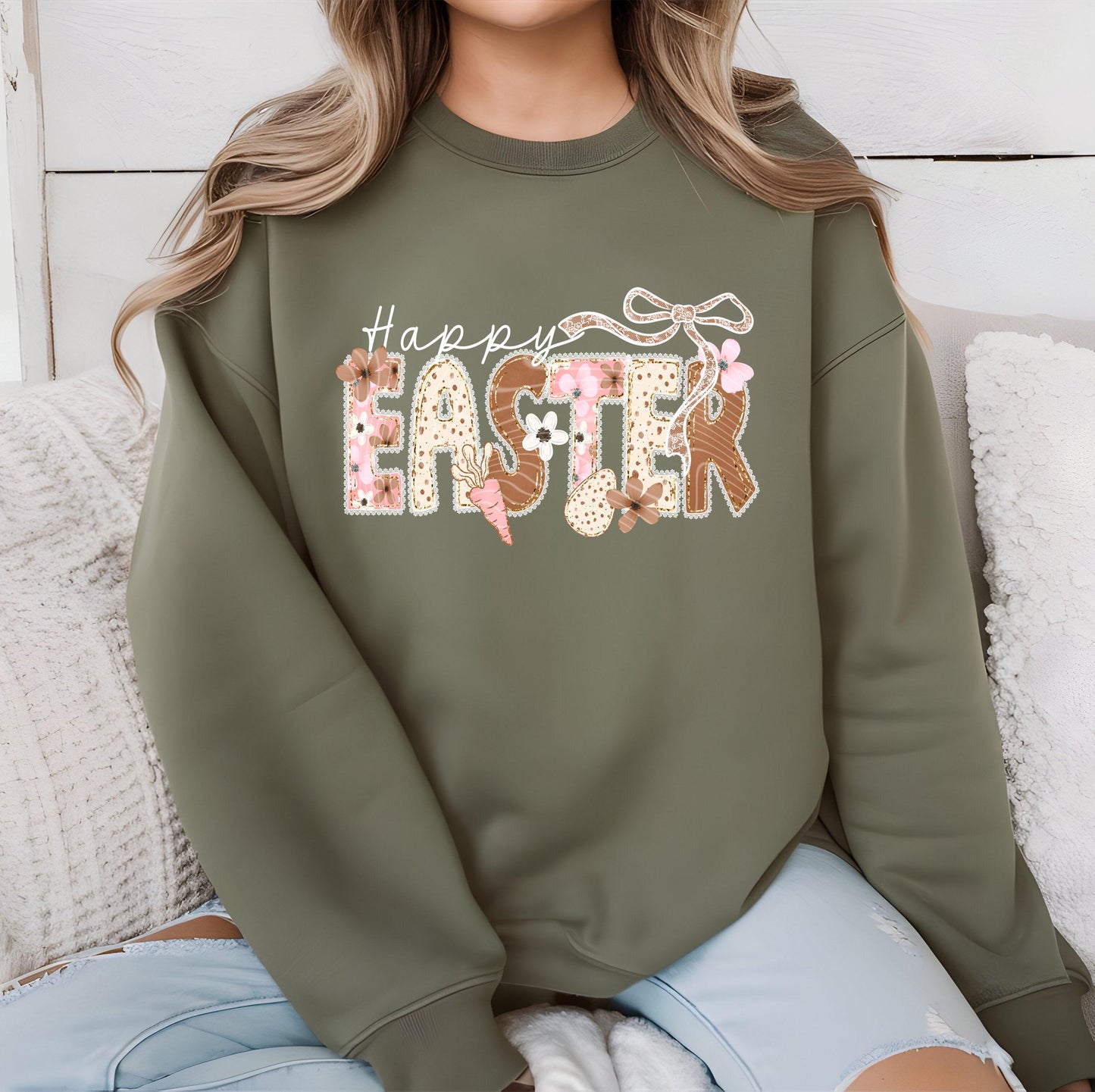 Happy Easter DTF Transfer Ready For Press, Easter Bunny Dtf Print, Direct To Film, Easter DTF Print, Easter Transfers, Heat Press Transfer