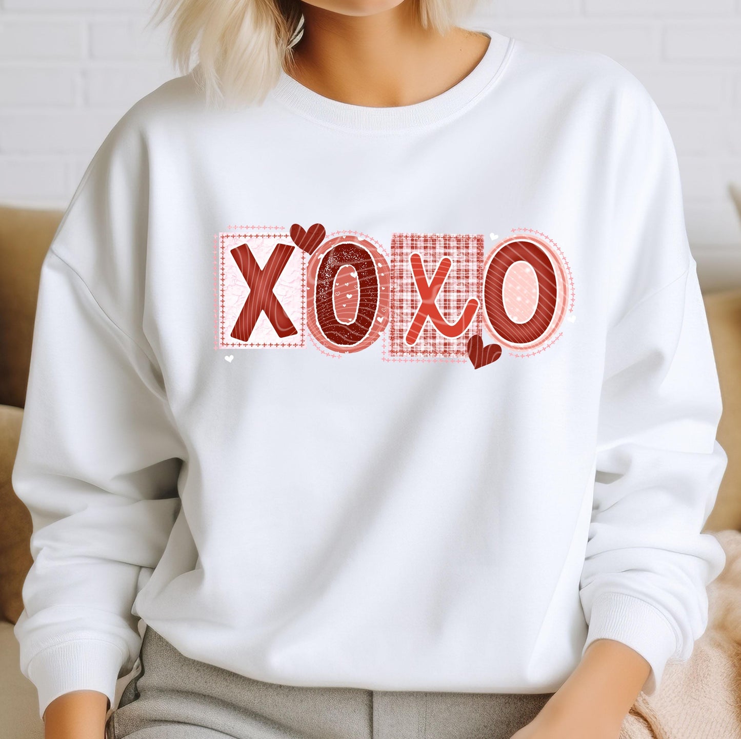 Xoxo DTF Transfers Ready For Press, Heart Dtf Transfer, Valentines Day DTF Print, Heat Press Transfer, Direct To Film, Valentines Transfer