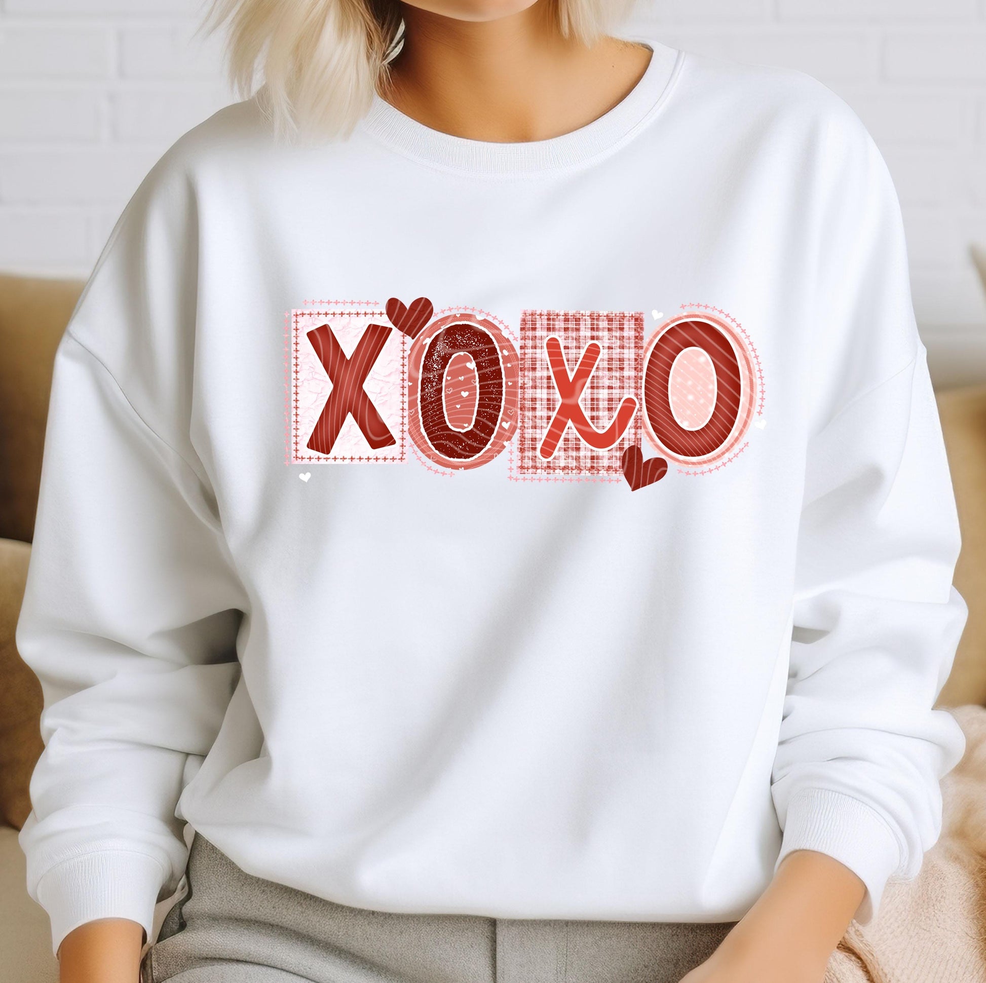 Xoxo DTF Transfers Ready For Press, Heart Dtf Transfer, Valentines Day DTF Print, Heat Press Transfer, Direct To Film, Valentines Transfer