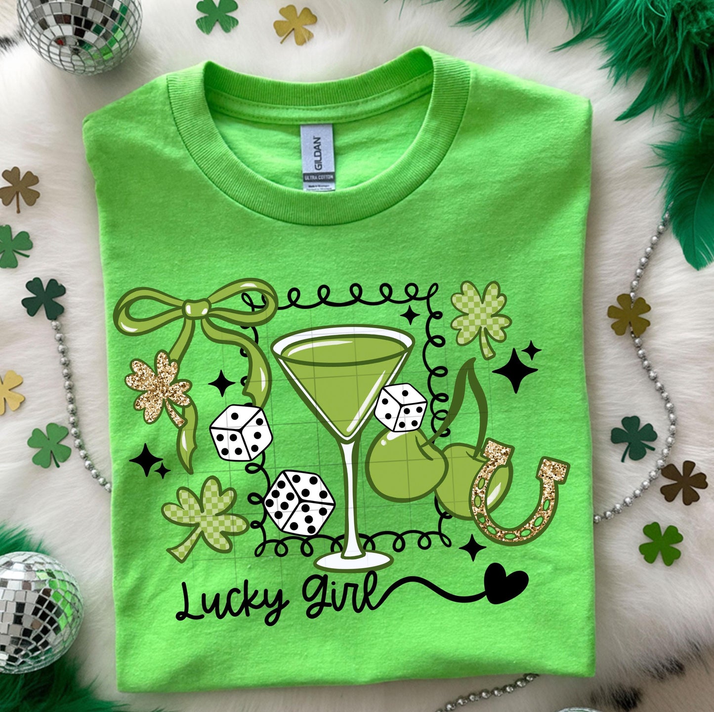 Lucky Gang Sheet, St Patrick's Day DTF Transfer, Lucky Dtf Print, Lucky Transfer, Shamrock Dtf Print, Direct To Film, Custom Dtf Transfers