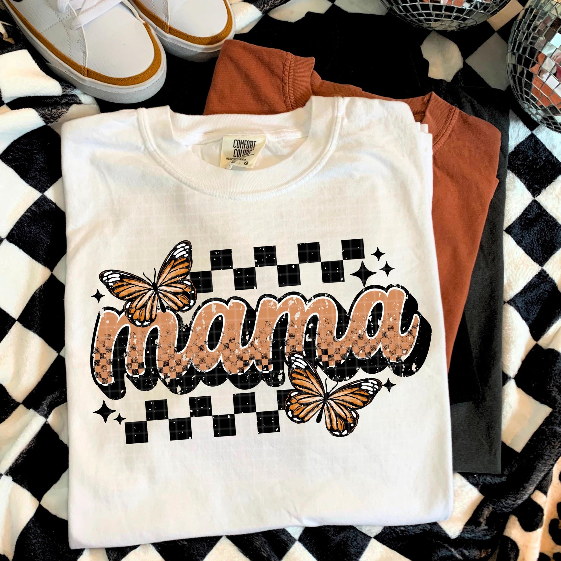 Mama Butterfly DTF Transfer Ready For Press, Mama Transfer, Custom DTF Print, Heat Press Transfer, Mom Dtf Transfer, Direct To Film