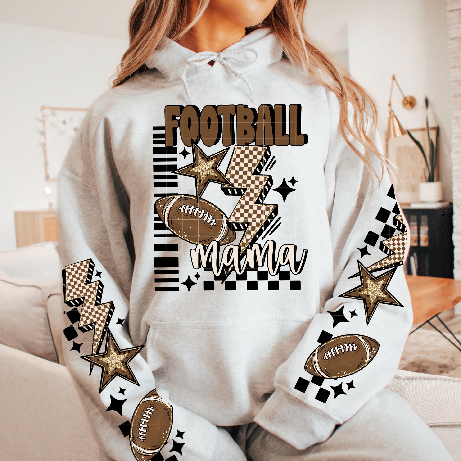 Football Mama DTF Transfers Ready For Press, Football Dtf Prints, Football Heat Press Transfer, Direct to Film Transfer, Sport Dtf Transfer
