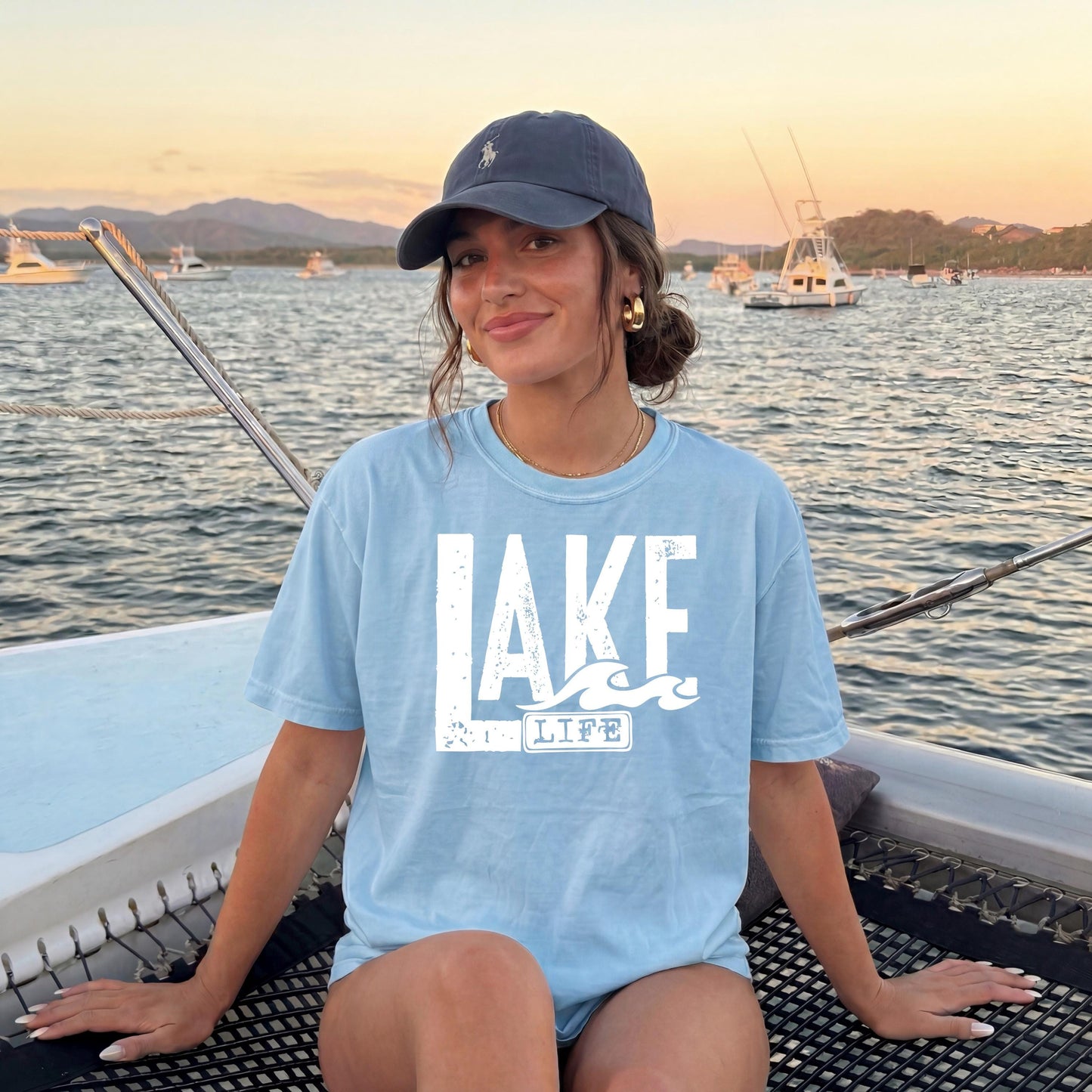 Summer DTF Transfer, Lake Life DTF Transfer Ready For Press, Lake DTF Transfer, Vacation Dtf Print, Boating Dtf Heat Press, Direct To Film