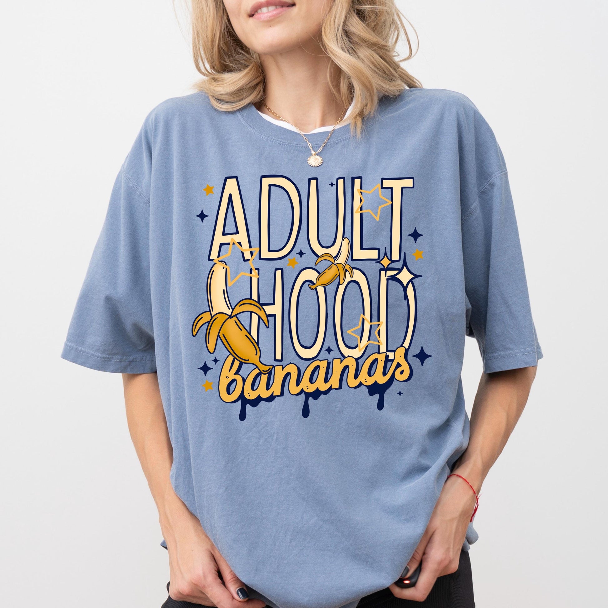 Adulthood Is Bananas DTF Transfers Ready For Press, Sarcastic Dtf Transfer, Funny DTF Print, Heat Press Transfer, Direct To Film, Adulthood