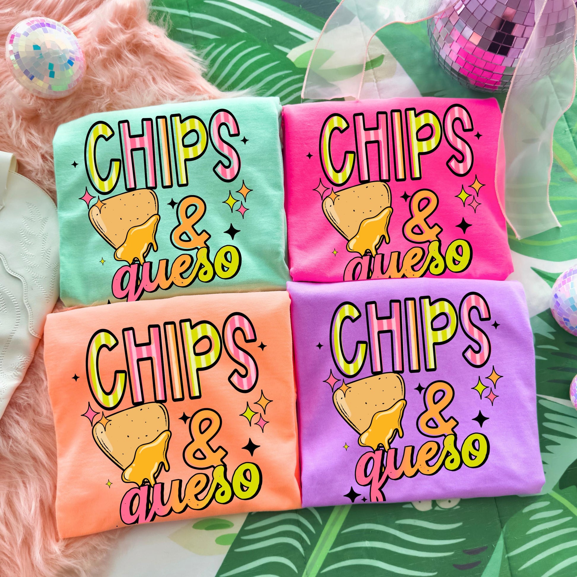 Chips And Queso DTF Transfer Ready For Press, Mexican Food DTF Transfer, Taco Tuesday Dtf Print, Heat Press Transfer, Direct To Film