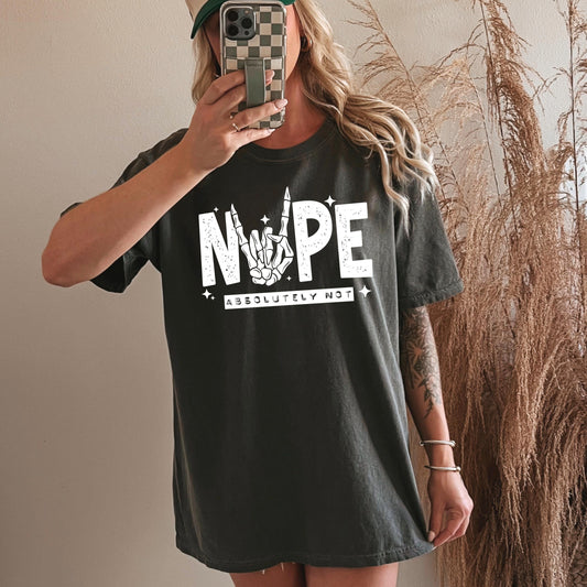 Sarcastic DTF Transfer Ready For Press, Sarcastic Transfer, Ready To Press, Heat Press Transfer, Direct to Film, Nope Dtf Transfer,DTF Print