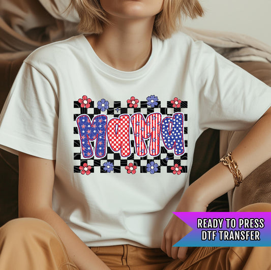 Mama Patriotic DTF Transfer, Howdy Dtf Transfer, USA Transfer, 4th Of July Dtf Transfer Ready For Press, America Dtf Print,Memorial Day Dtf