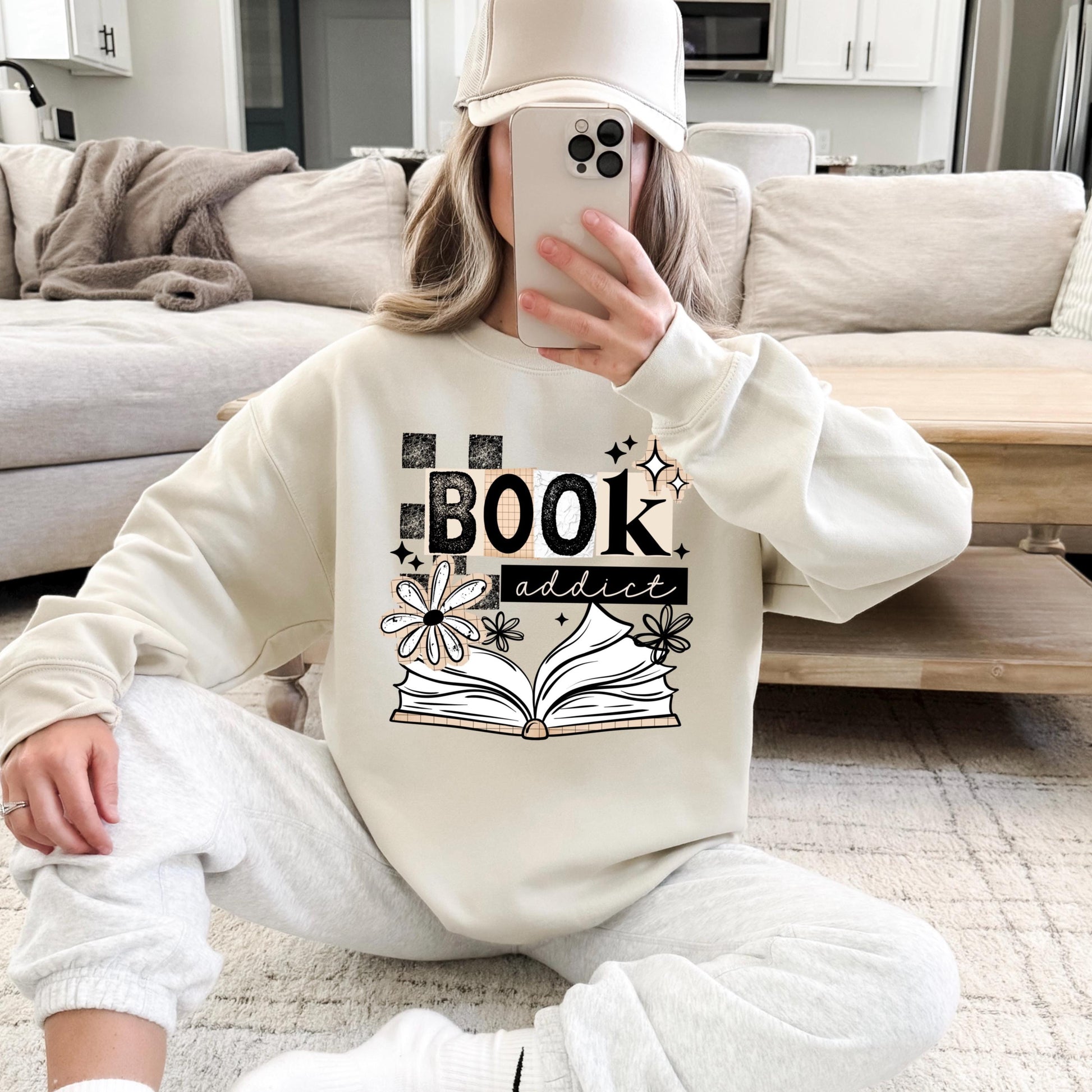Book Addict DTF Transfer Ready For Press, Book DTF Transfers, Book DTF Prints, Book Lover Heat Transfer, Heat Press Transfers, Book Transfer