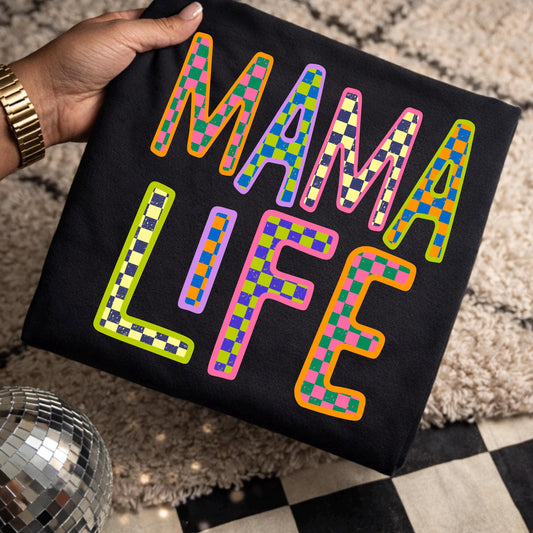 Mama Life DTF Transfer Ready For Press, Mama DTF Prints, Heat Press Transfer, Direct To Film, Mama DTF Prints, Custom Dtf Transfers, Mom Dtf
