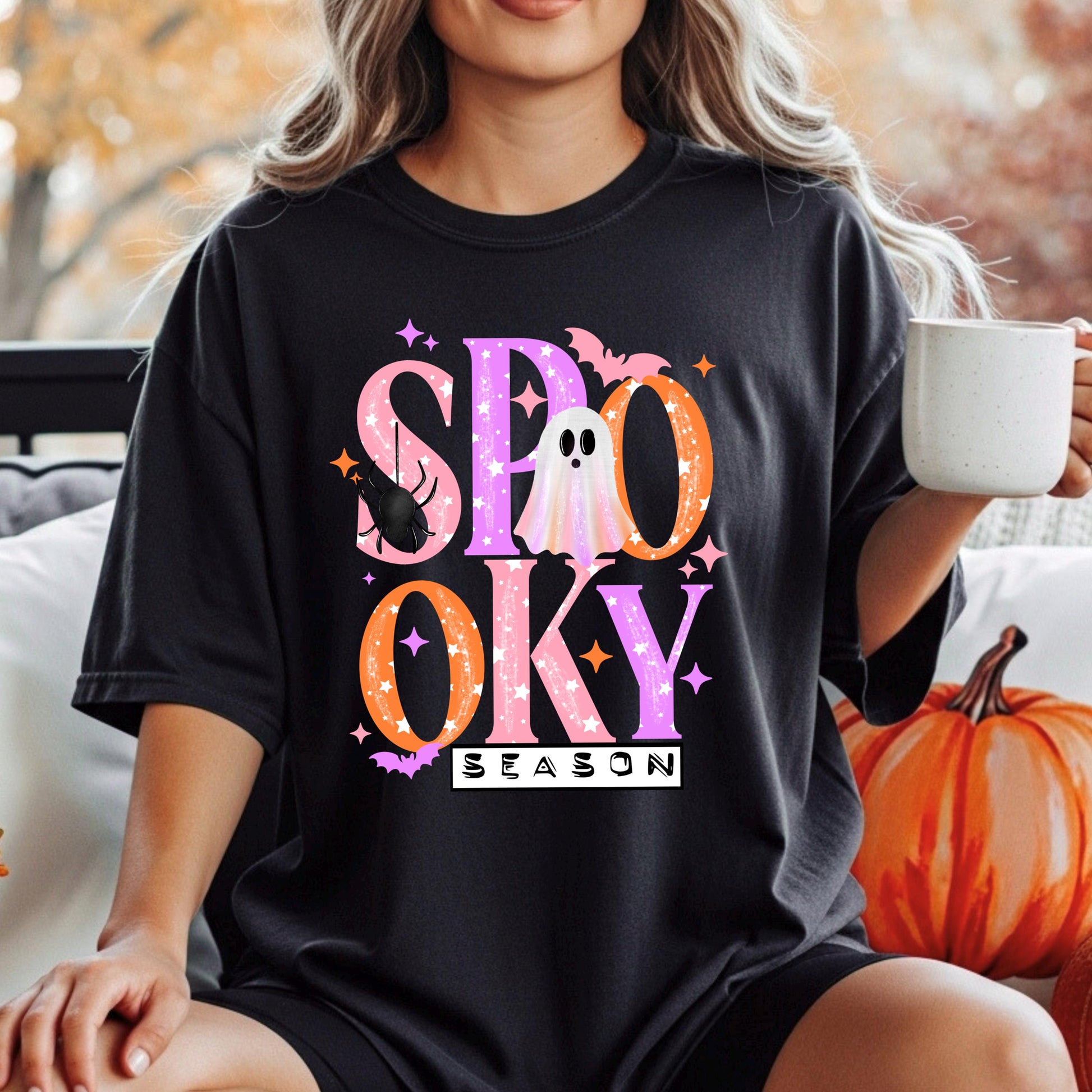 Halloween DTF Transfer, Spooky Season DTF Transfers, Ghost DTF Transfer, Halloween Transfers Ready For Press, Dtf Prints For Shirts
