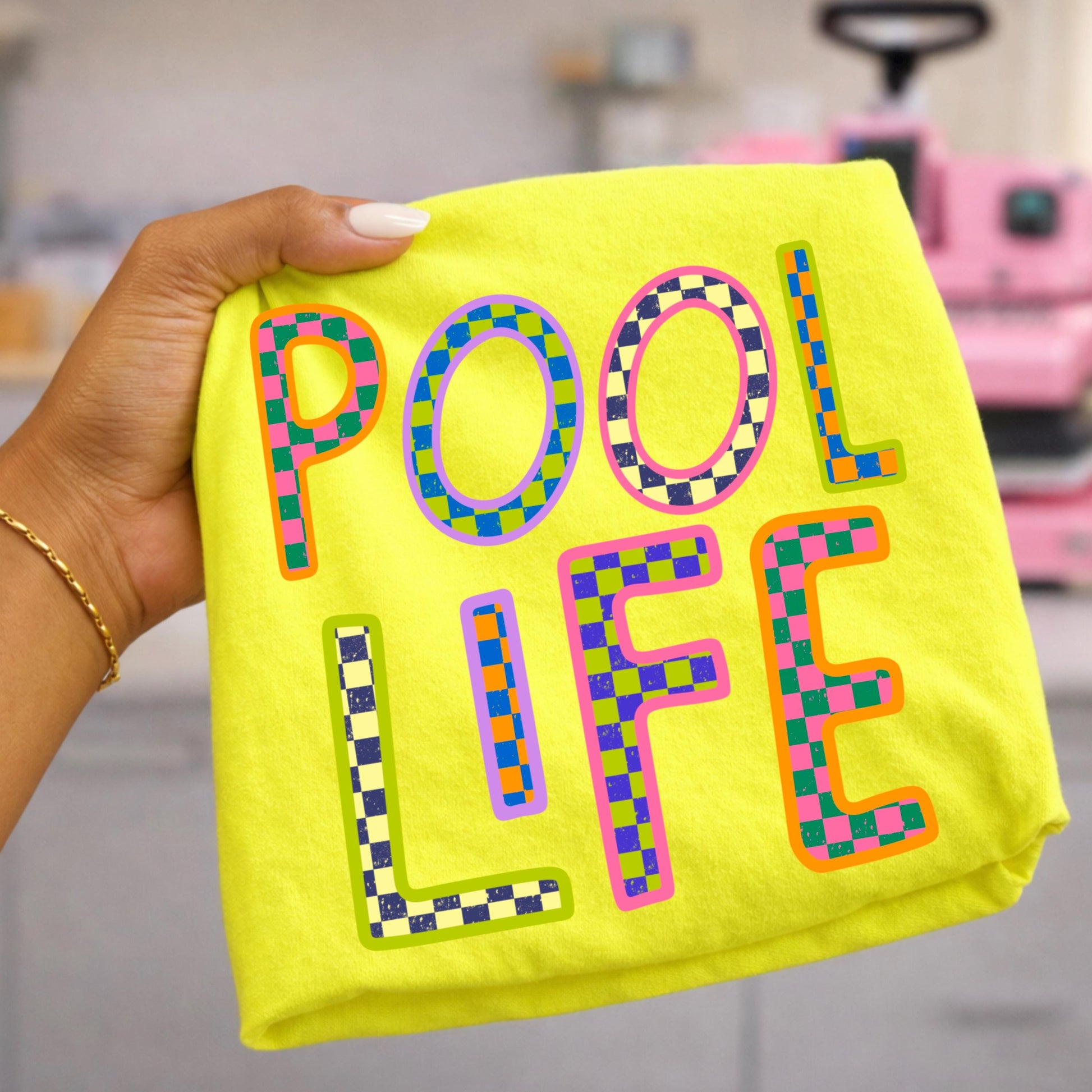 Pool Life DTF Transfer Ready For Press, Summer Dtf Print, Summer DTF Heat Press Transfer, Direct To Film, Custom Dtf Transfer, Beach Dtf