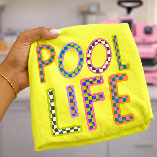 Pool Life DTF Transfer Ready For Press, Summer Dtf Print, Summer DTF Heat Press Transfer, Direct To Film, Custom Dtf Transfer, Beach Dtf