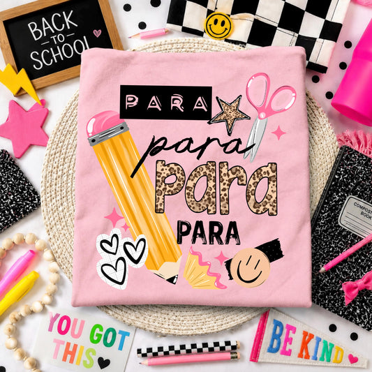 Para Professional DTF Transfers Ready For Press, Teacher Dtf Transfer, Direct To Film, Heat Press Transfers, Teacher Transfers, Hot Peel