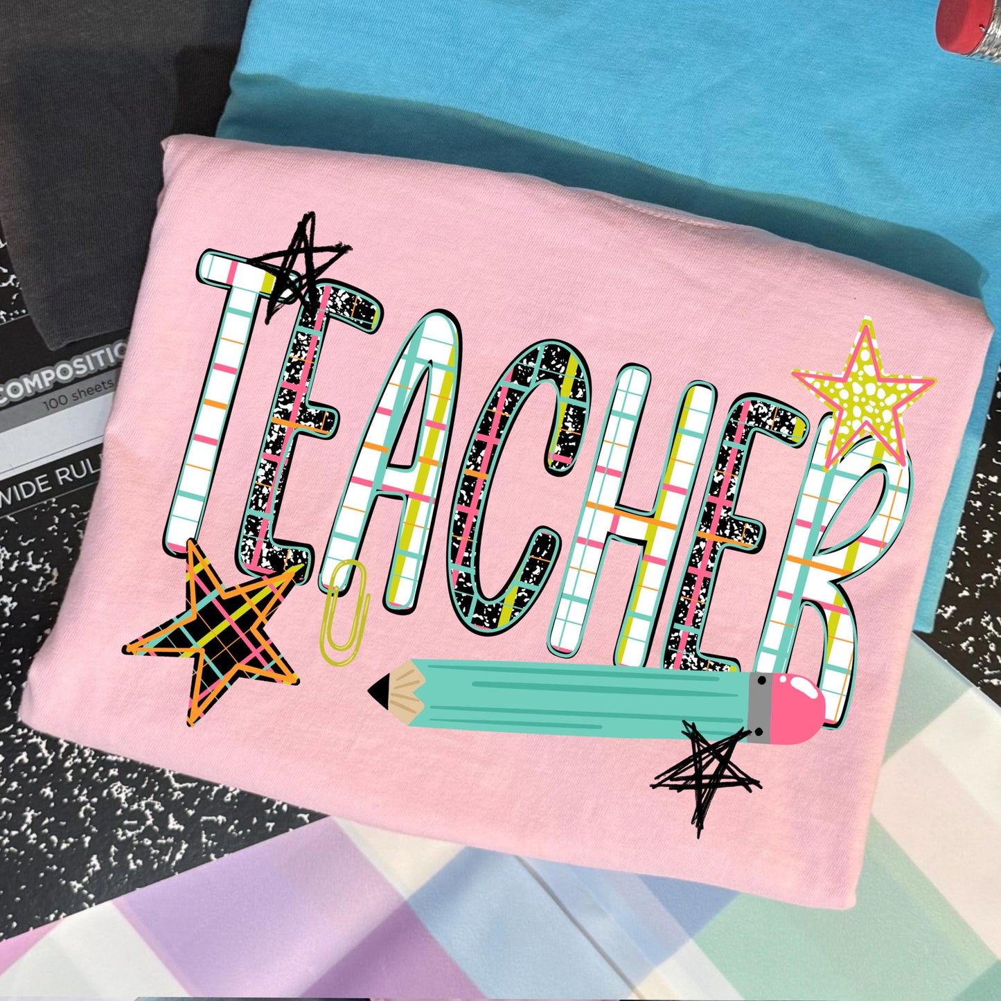 Teacher DTF Transfer, Teacher DTF Bundle, Teacher DTF Prints, Ready to Press, Teacher Dtf Grab Bag, Back To School Transfer, Hot Peel Dtf