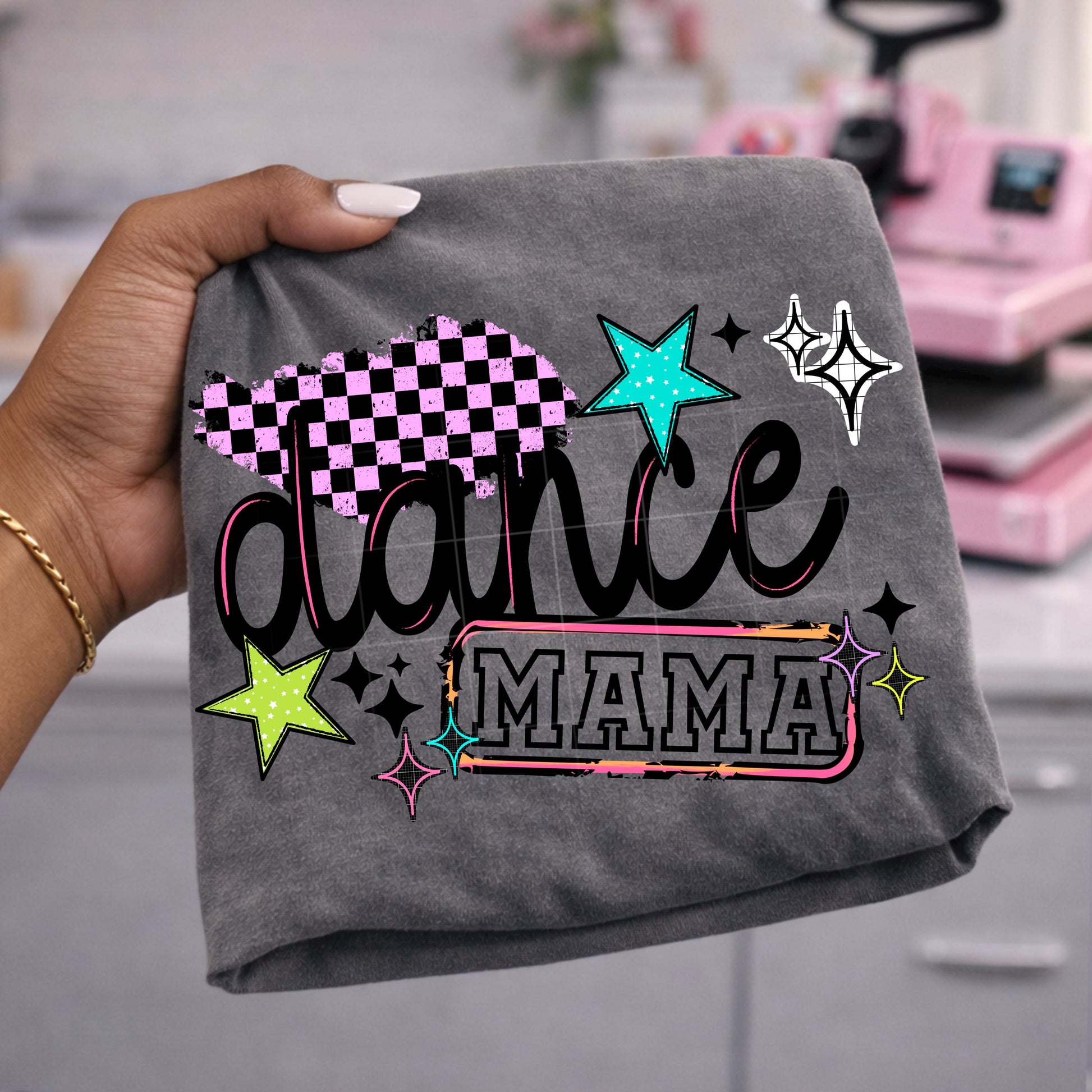 Dance Mama DTF Transfer Ready For Press, DTF Print, Heat Press Transfer, Direct To Film, Dance Dtf Transfer, Ballet DTF Transfer, Ballerina
