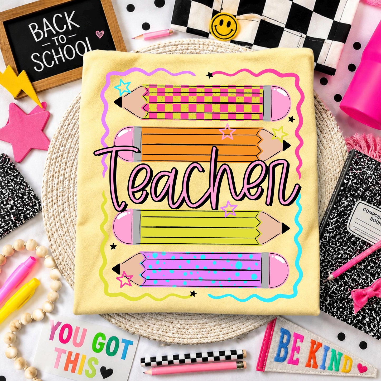 Teacher DTF Transfer, Teacher DTF Bundle, Teacher DTF Prints, Ready to Press, Teacher Dtf Grab Bag, Back To School Transfer, Hot Peel Dtf