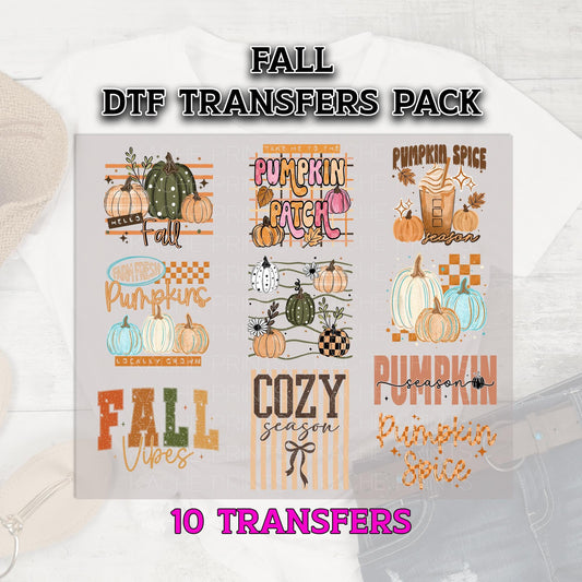 Fall DTF Transfer, Autumn DTF Transfer, Fall DTF Bundle, Pumpkins Spice Dtf Prints, Ready to Press, Cozy Fall Dtf Print, Fall Dtf Grab Bag