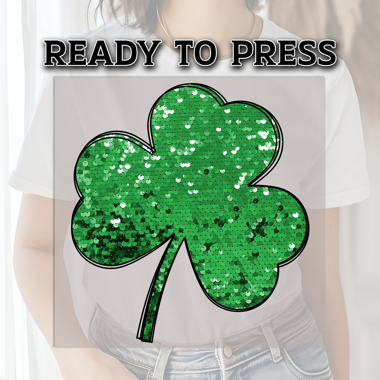 Clover Transfer, DTF Transfer, Ready For Press, St Patrick Day DTF Transfer, Custom Transfers, DTF Print, Heat Transfer, T-shirt Transfers