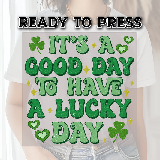 St Patrick Day DTF Transfer, DTF Transfer Ready For Press, Retro St Patrick DTF, Heat Transfer, Custom Transfers, Heat Press Transfer, Dtf